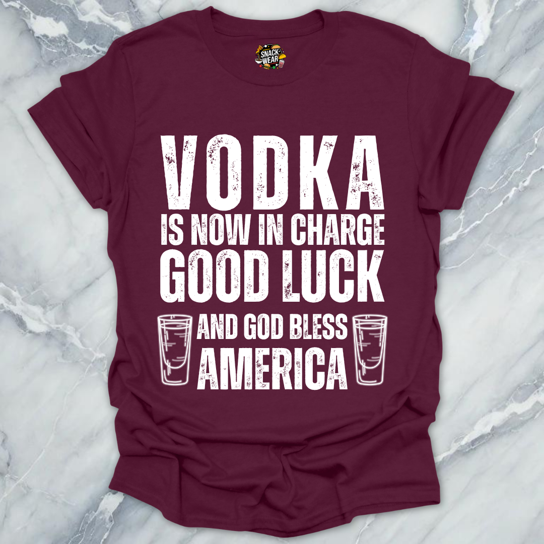 Vodka In Charge And USA T-Shirt