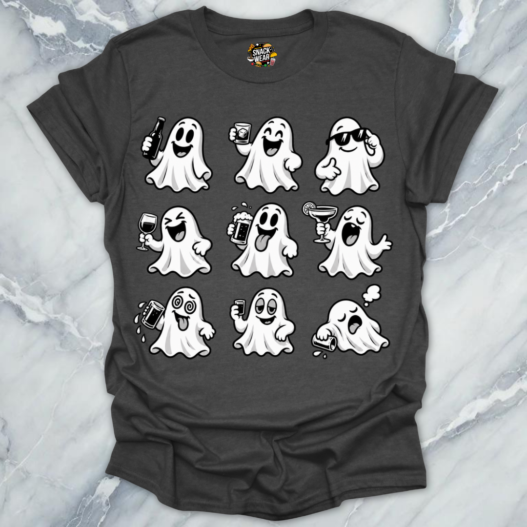 Party Ghosts Grid T-Shirt