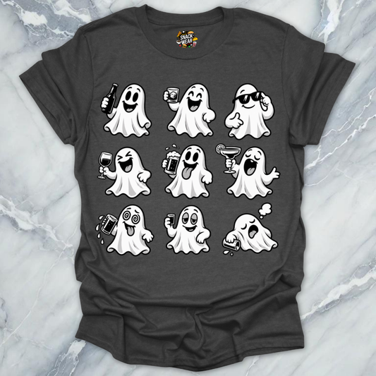 Party Ghosts Grid T-Shirt