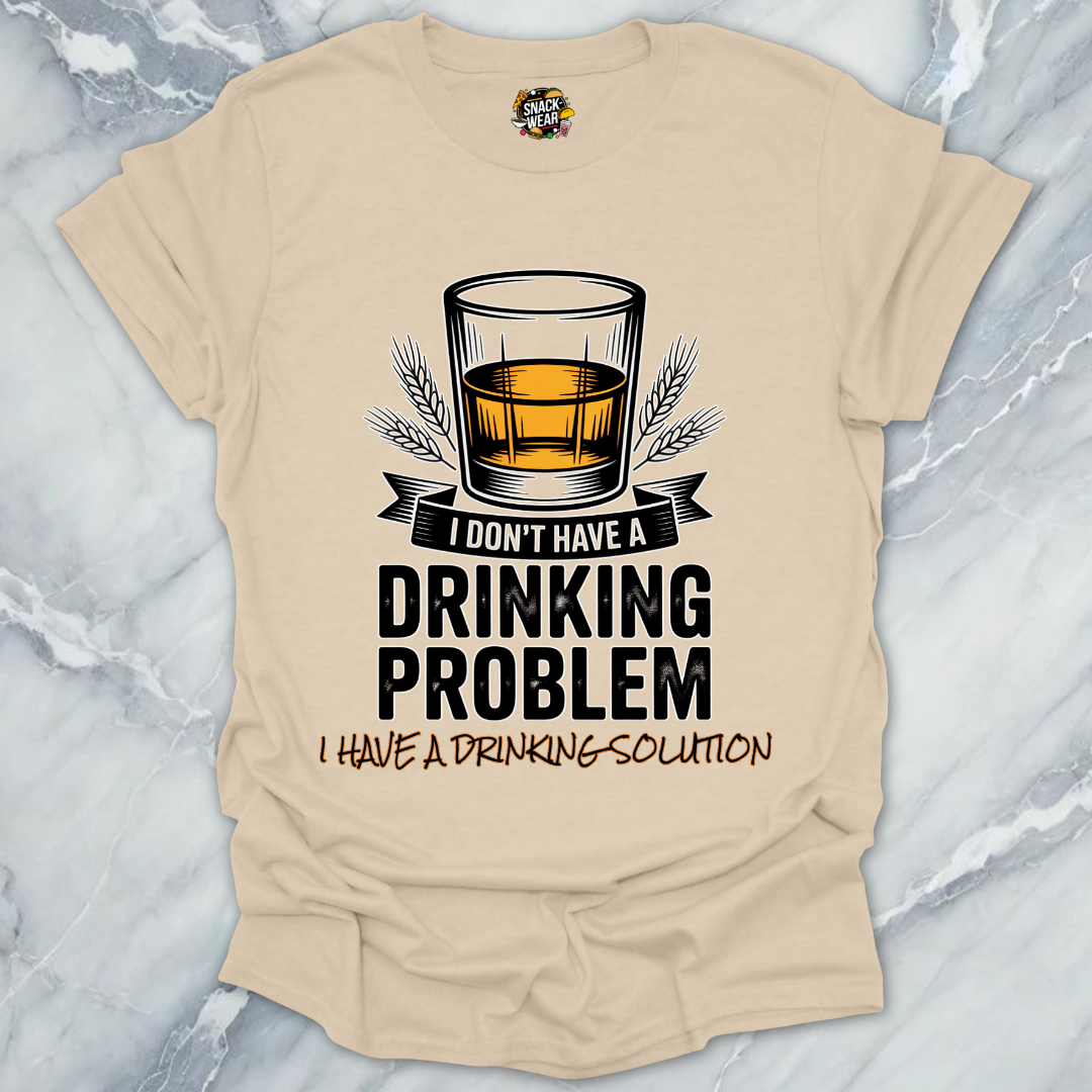Drinking Solution Whiskey T-Shirt