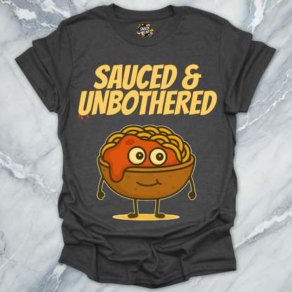 Sauced & Unbothered Pasta Bowl T-Shirt