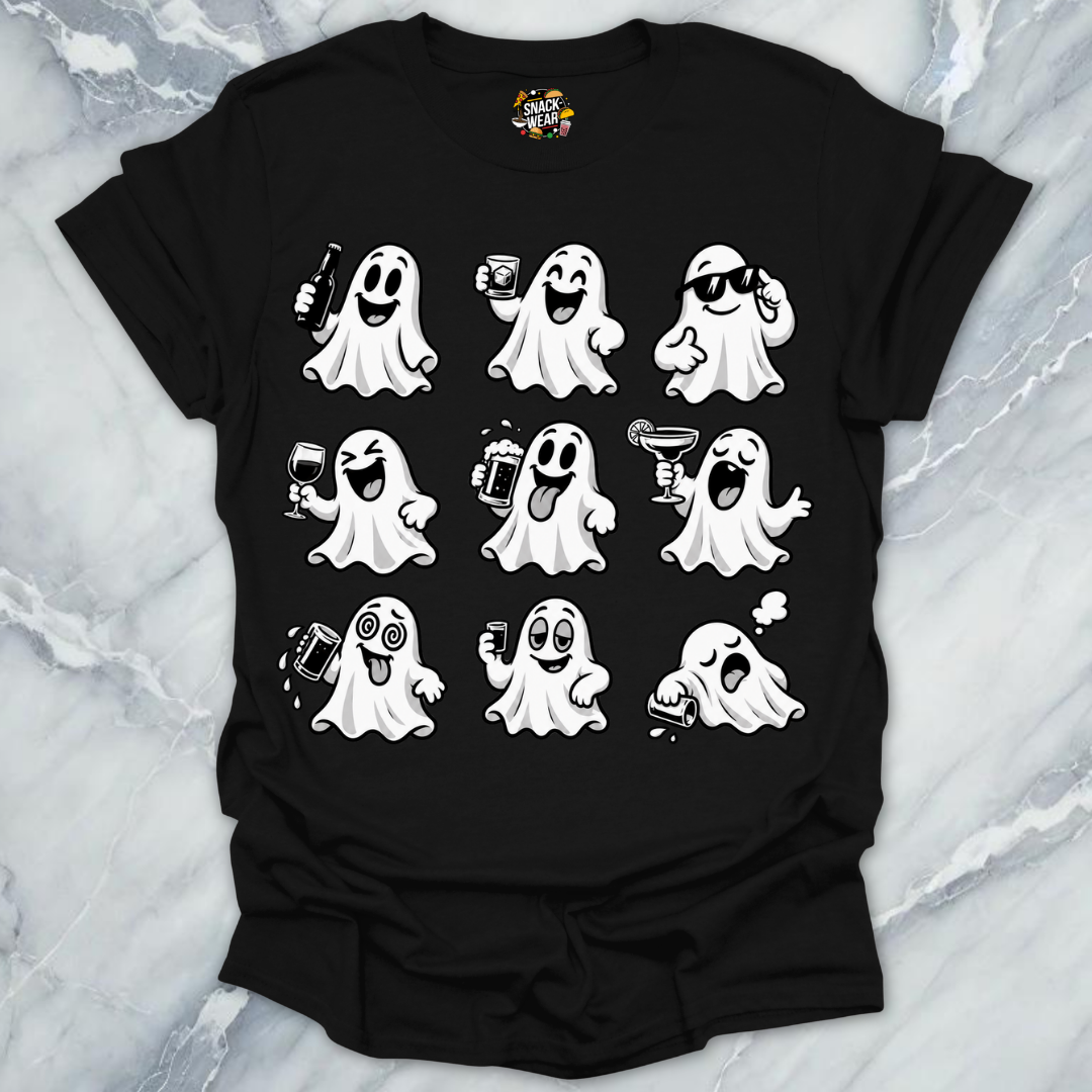 Party Ghosts Grid T-Shirt