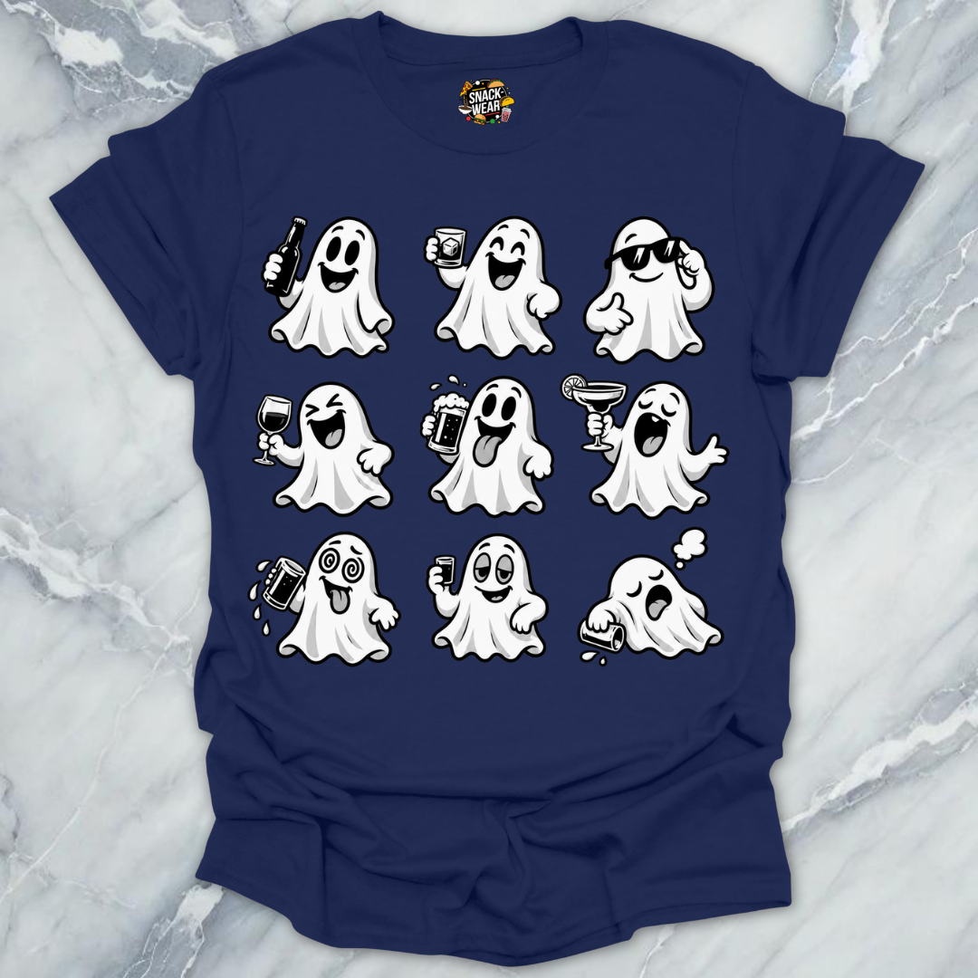 Party Ghosts Grid T-Shirt