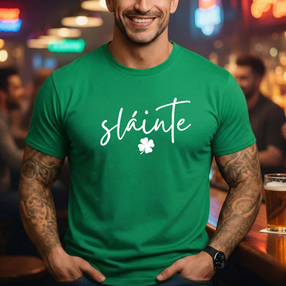 Slainte Shamrock Drinking T-Shirt