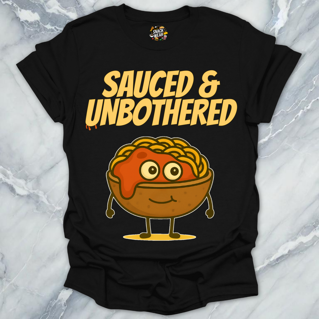 Sauced & Unbothered Pasta Bowl T-Shirt