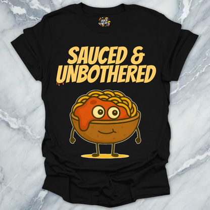 Sauced & Unbothered Pasta Bowl T-Shirt