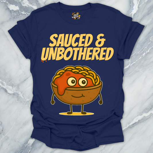 Sauced & Unbothered Pasta Bowl T-Shirt