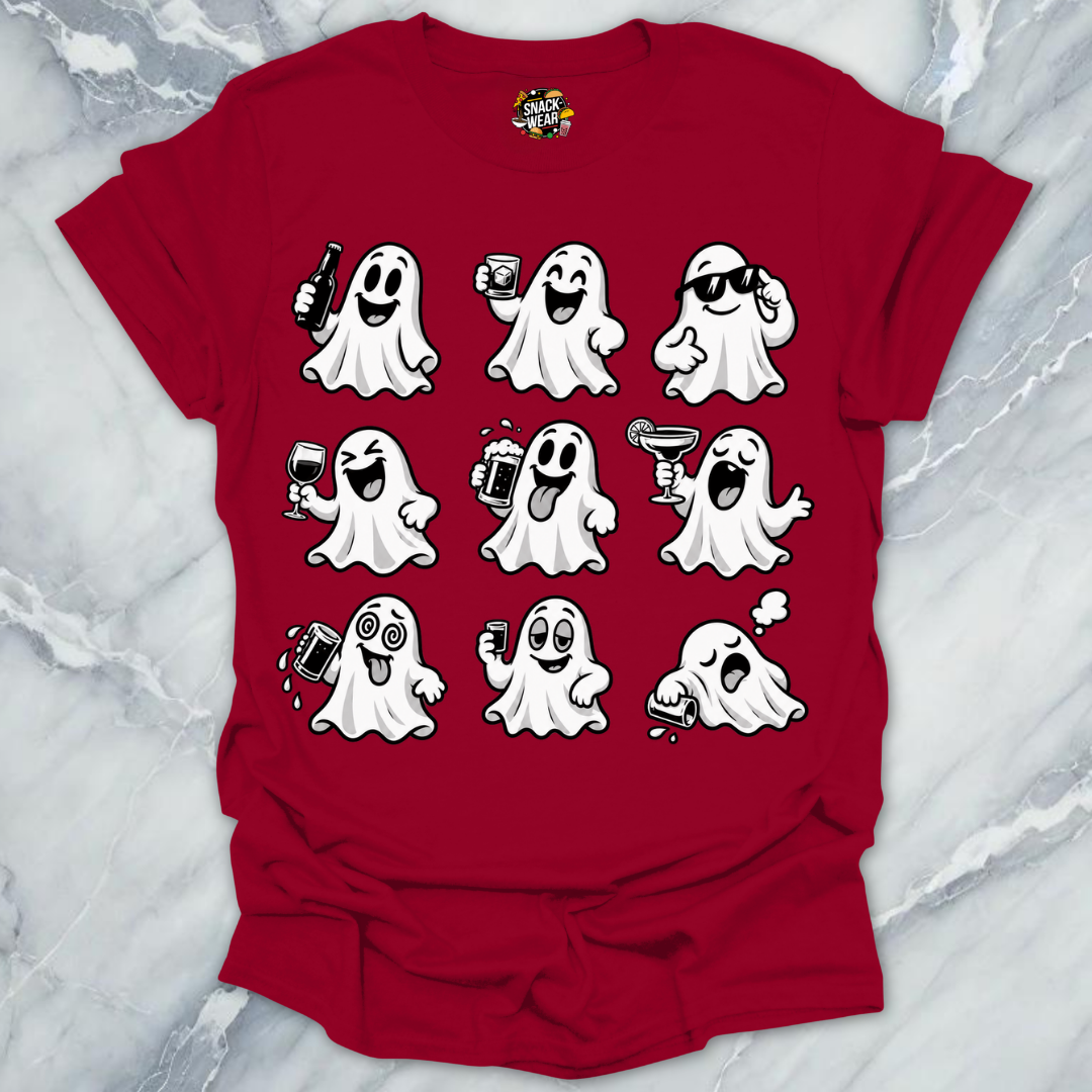 Party Ghosts Grid T-Shirt