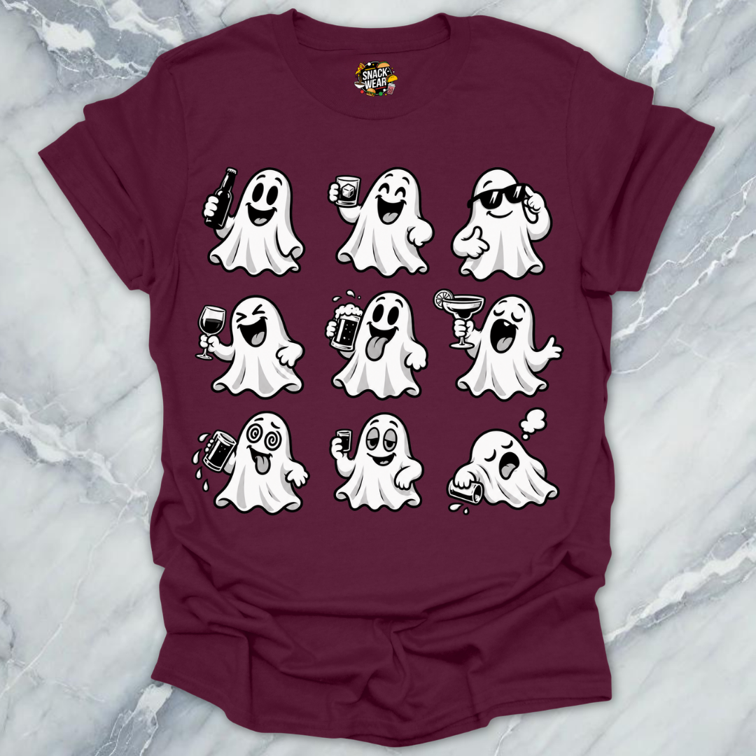 Party Ghosts Grid T-Shirt