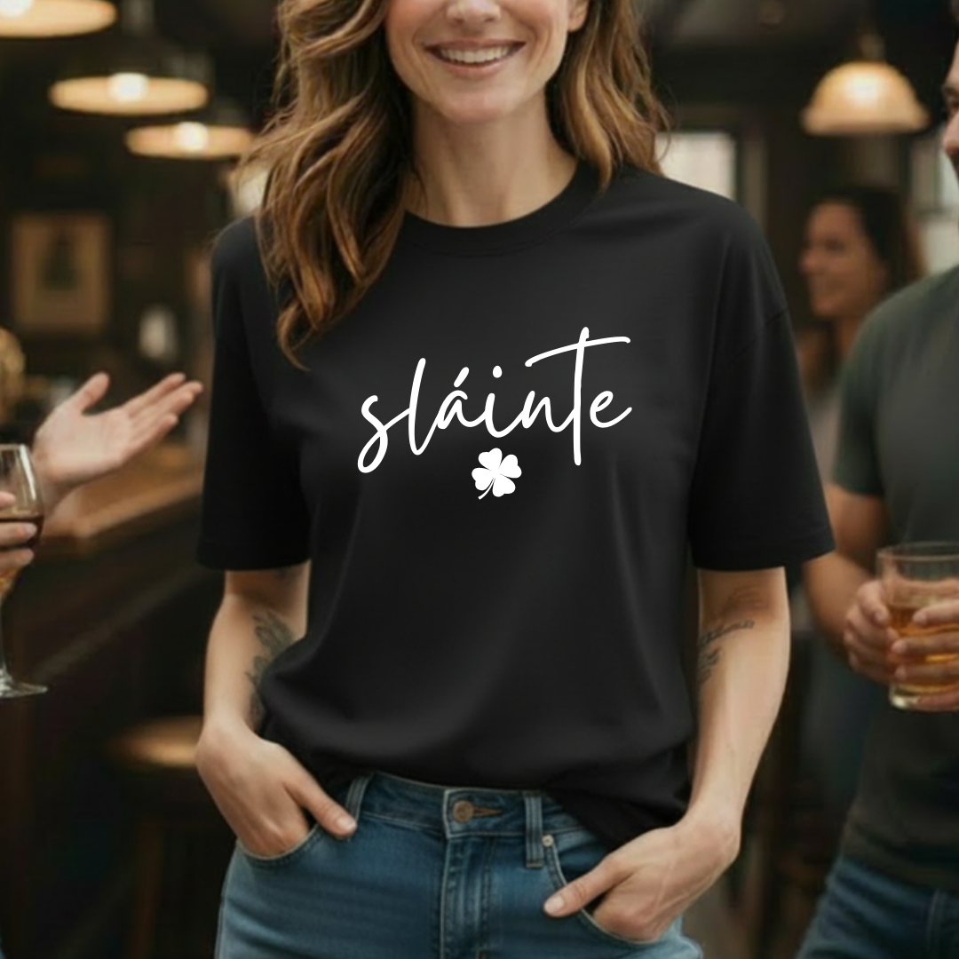 Slainte Shamrock Drinking T-Shirt