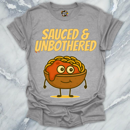 Sauced & Unbothered Pasta Bowl T-Shirt