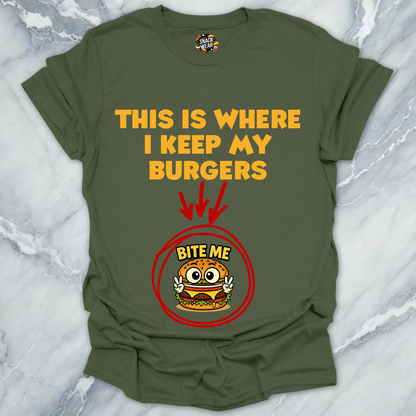 Keep My Burgers T-Shirt