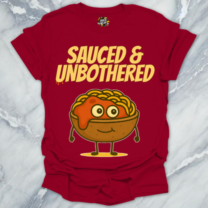 Sauced & Unbothered Pasta Bowl T-Shirt