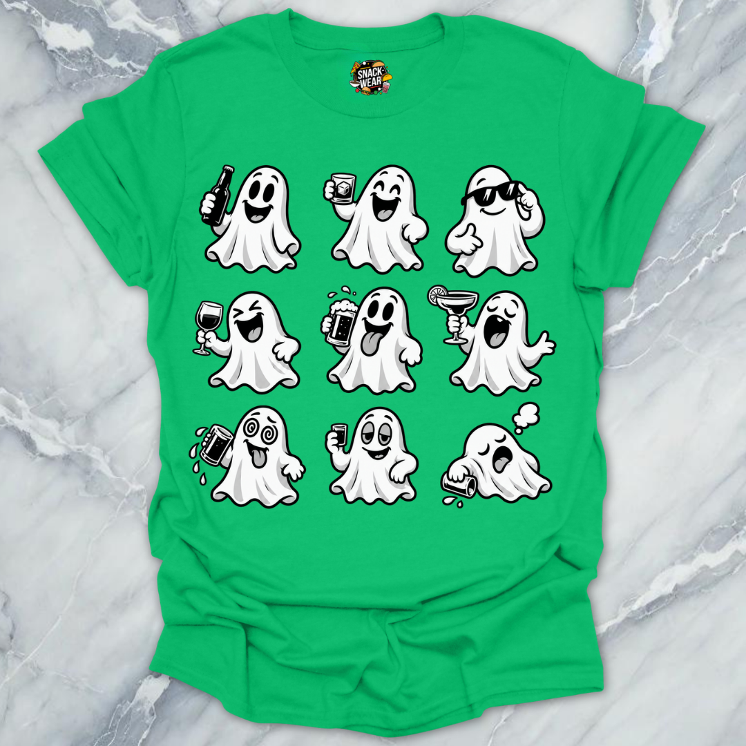 Party Ghosts Grid T-Shirt