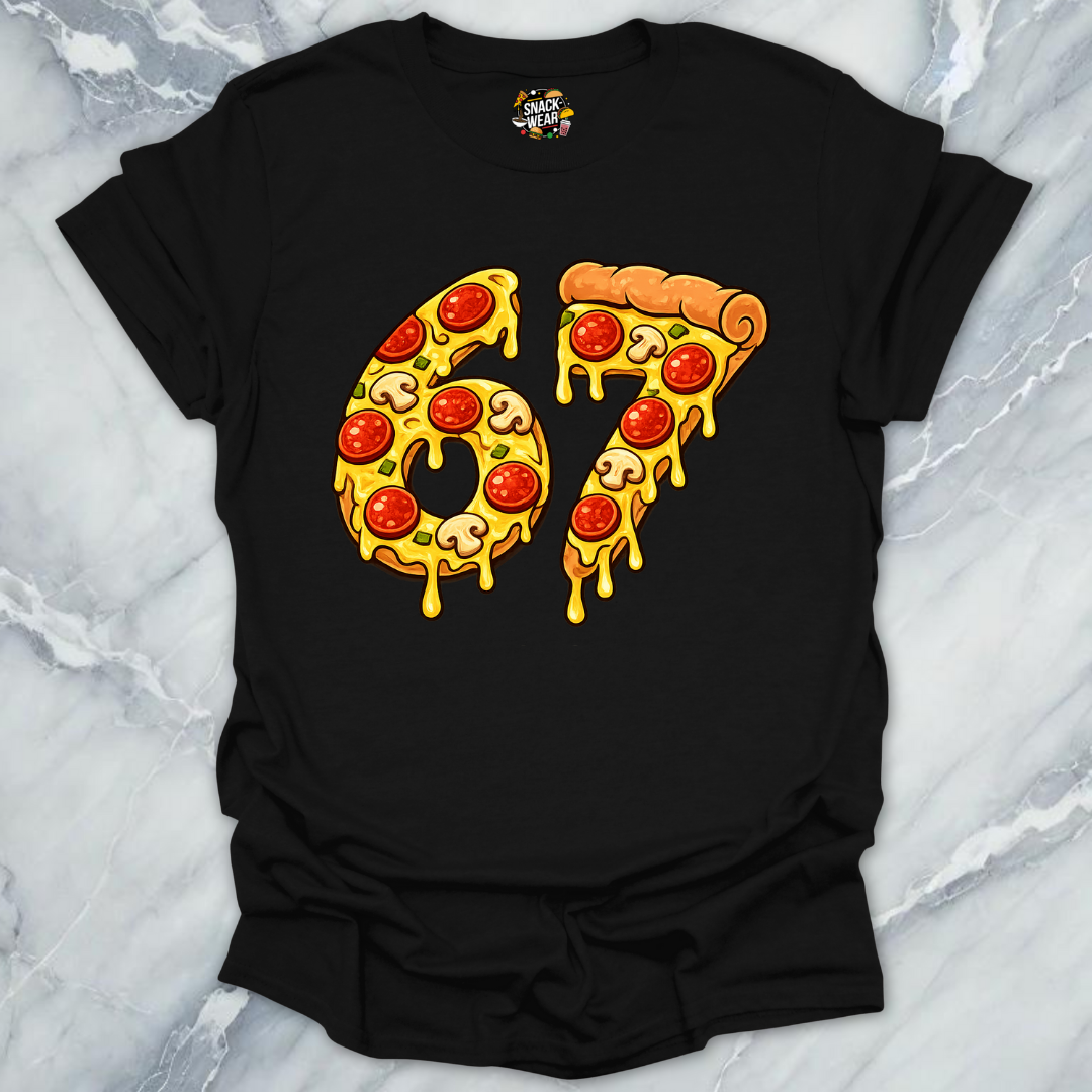 67 67 Pizza Meme T-Shirt