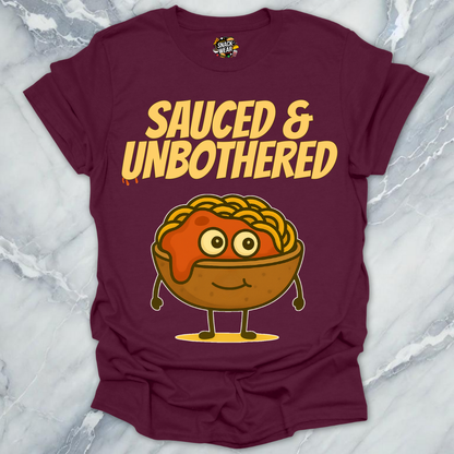 Sauced & Unbothered Pasta Bowl T-Shirt