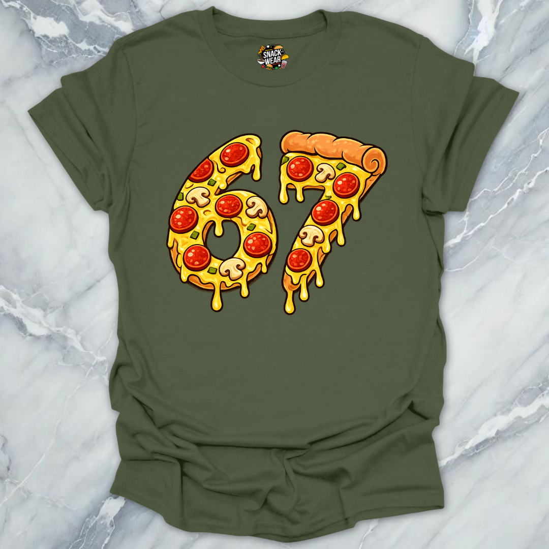 67 67 Pizza Meme T-Shirt