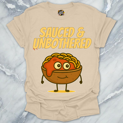 Sauced & Unbothered Pasta Bowl T-Shirt