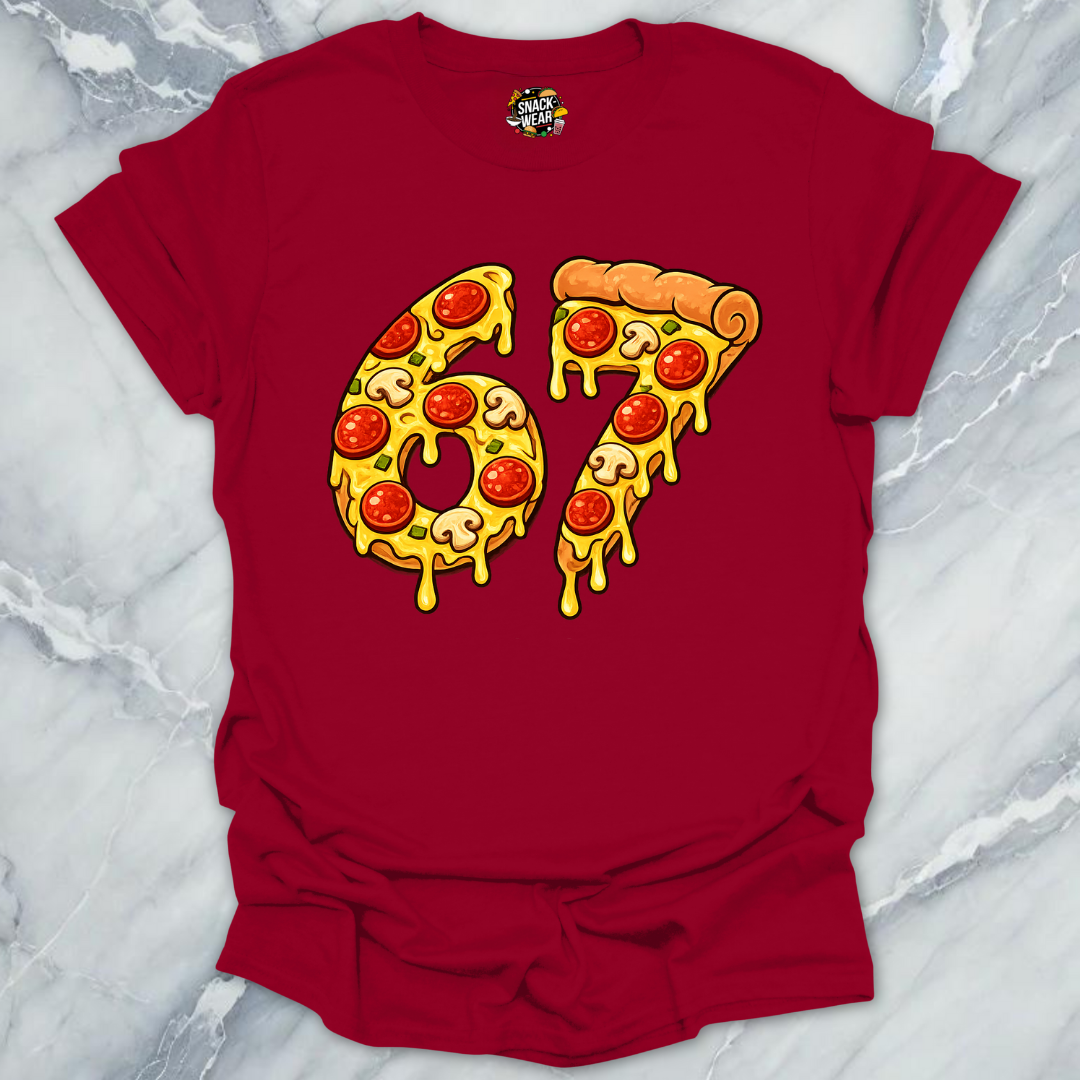 67 67 Pizza Meme T-Shirt