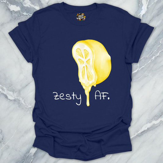 Zesty AF Lemon Citrus Core T-Shirt