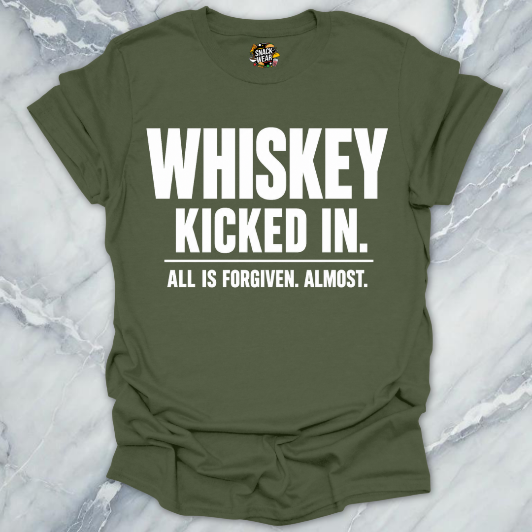 Whiskey Kicked In Forgiven T-Shirt