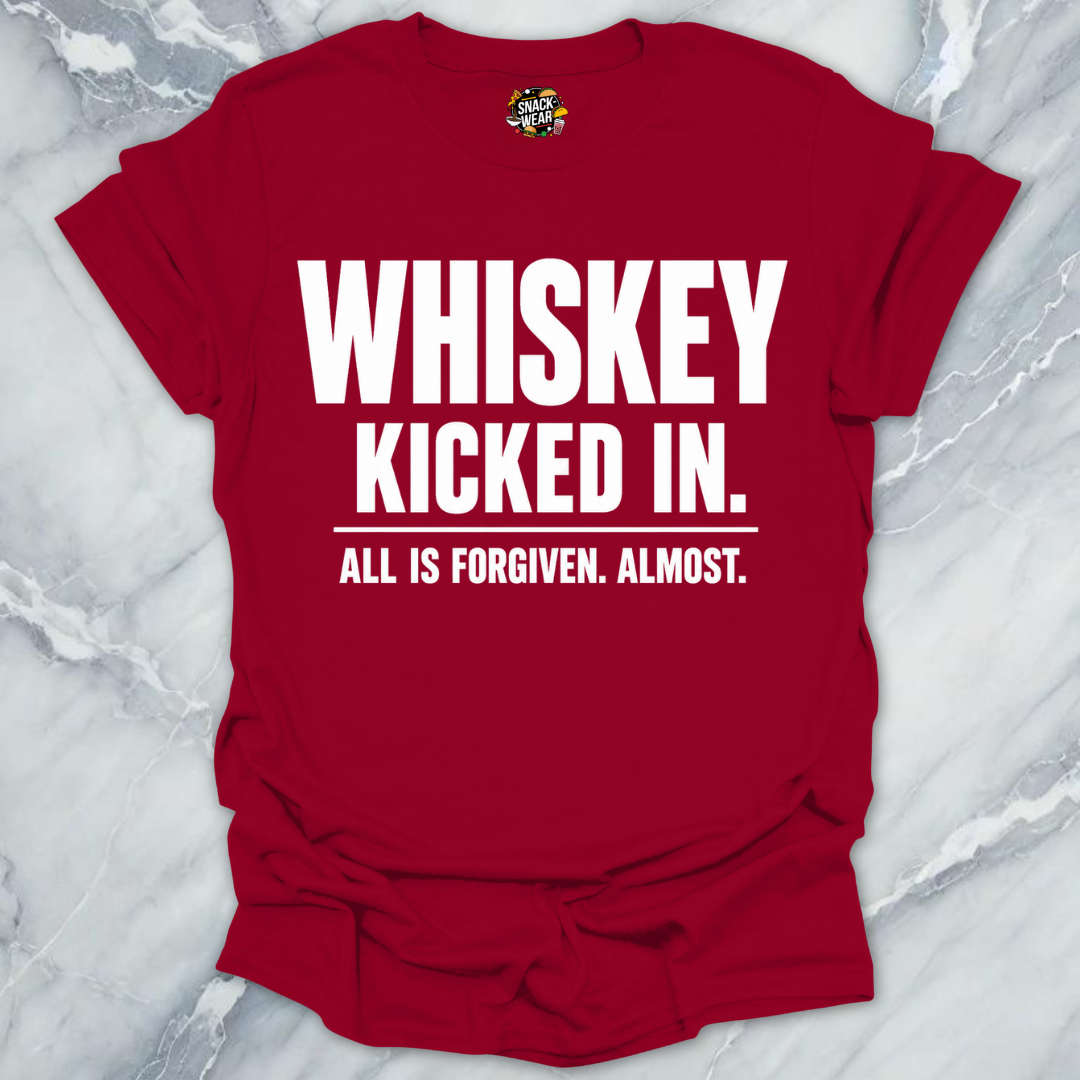 Whiskey Kicked In Forgiven T-Shirt