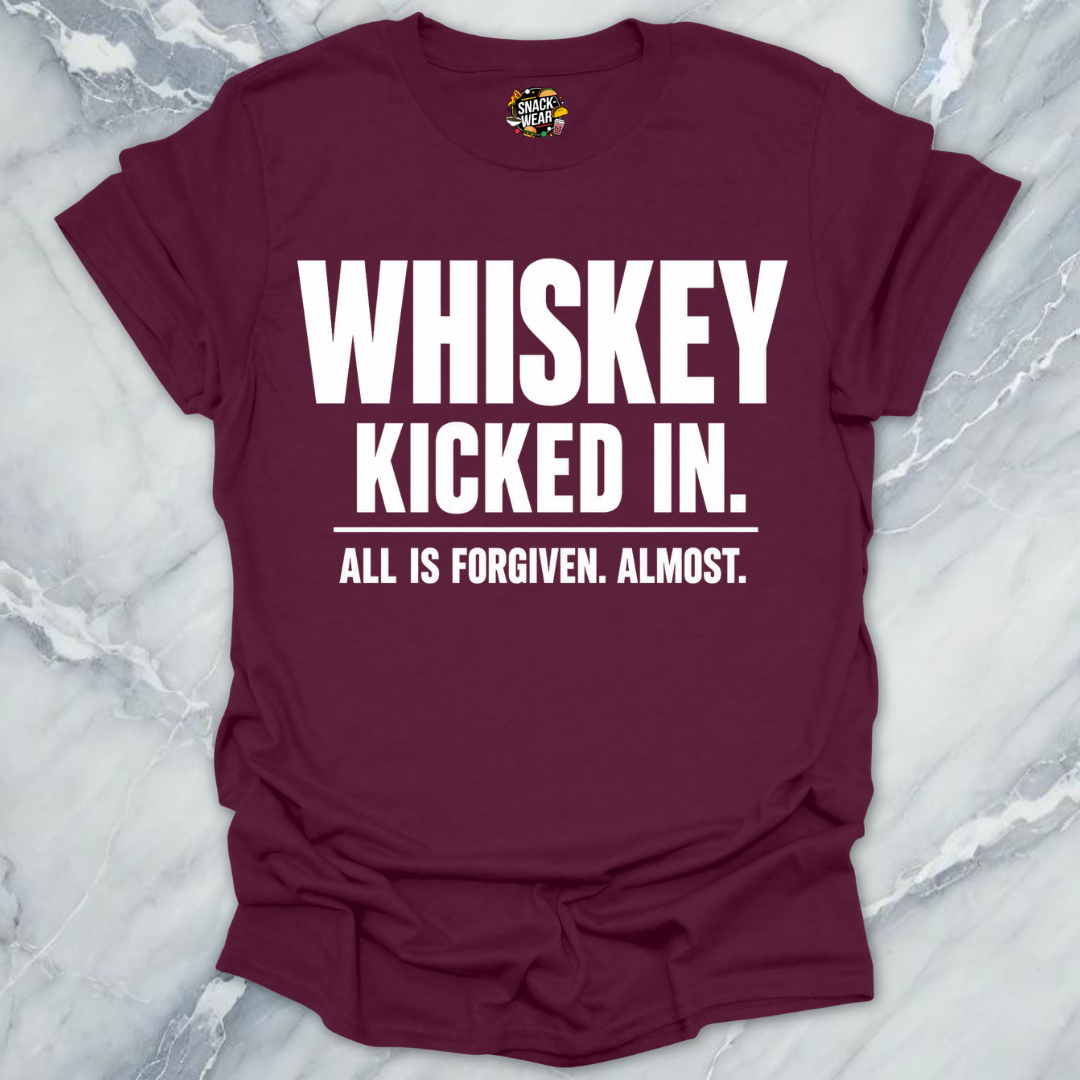 Whiskey Kicked In Forgiven T-Shirt
