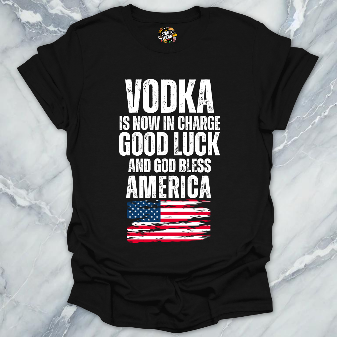 USA Vodka In Charge T-Shirt
