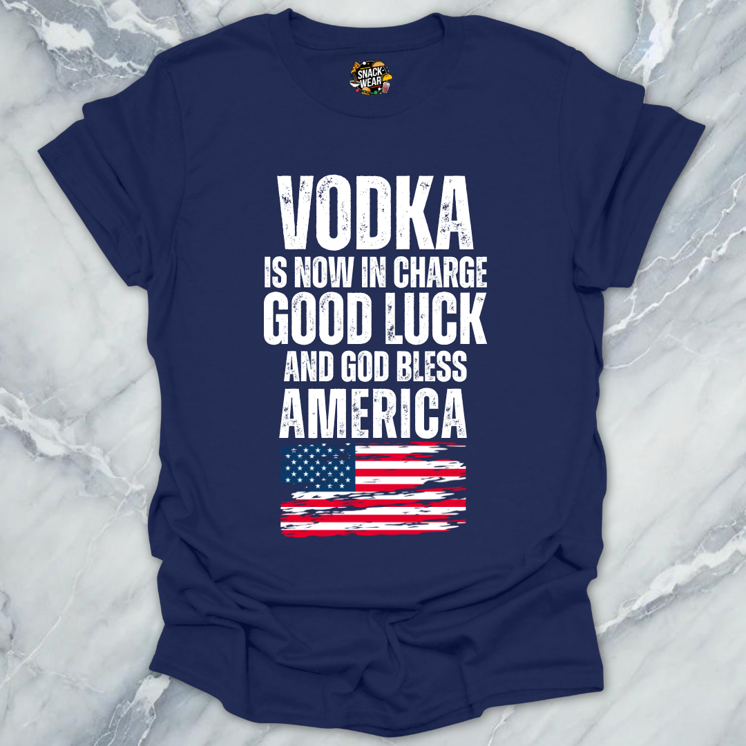 USA Vodka In Charge T-Shirt