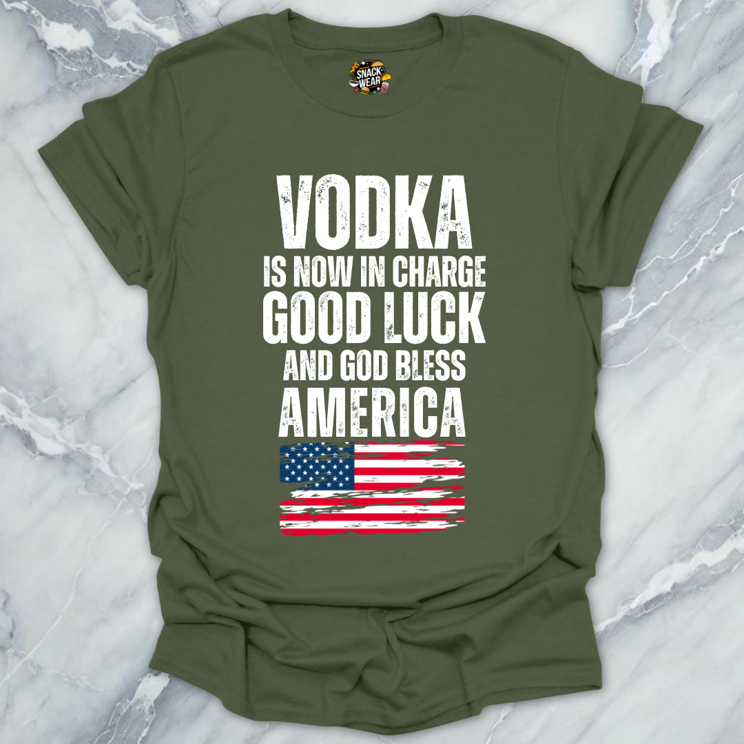 USA Vodka In Charge T-Shirt