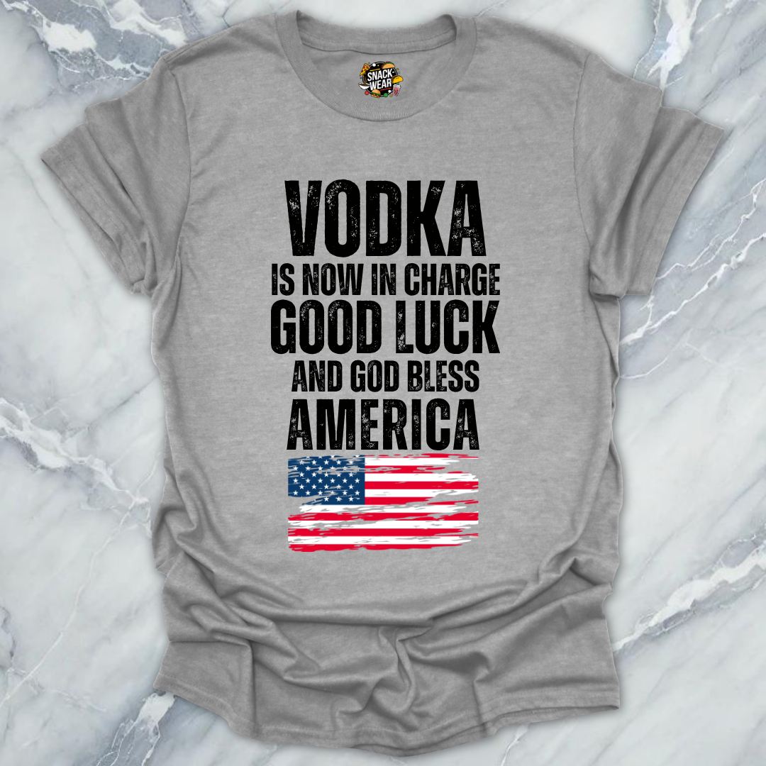 USA Vodka In Charge T-Shirt