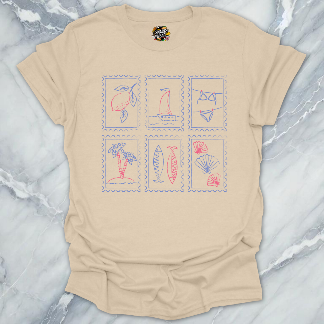 Postcard Summer Vibes T-Shirt