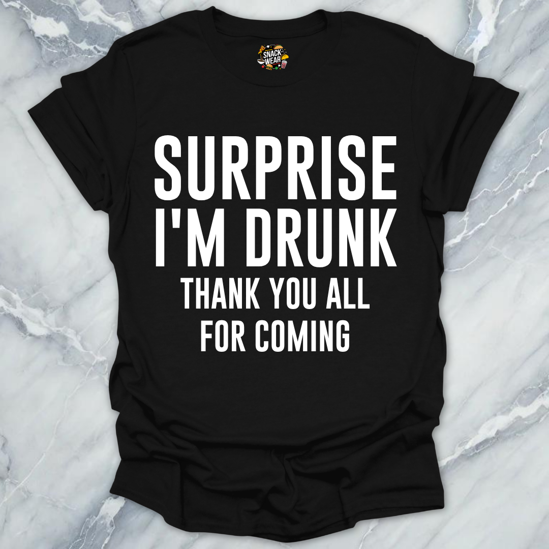 Surprise I'm Drunk Announcement T-Shirt