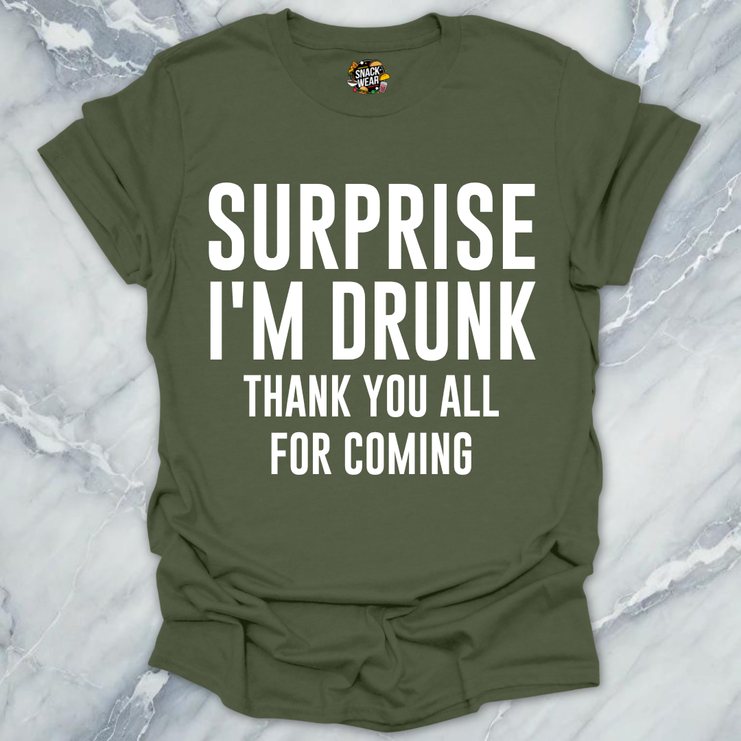 Surprise I'm Drunk Announcement T-Shirt