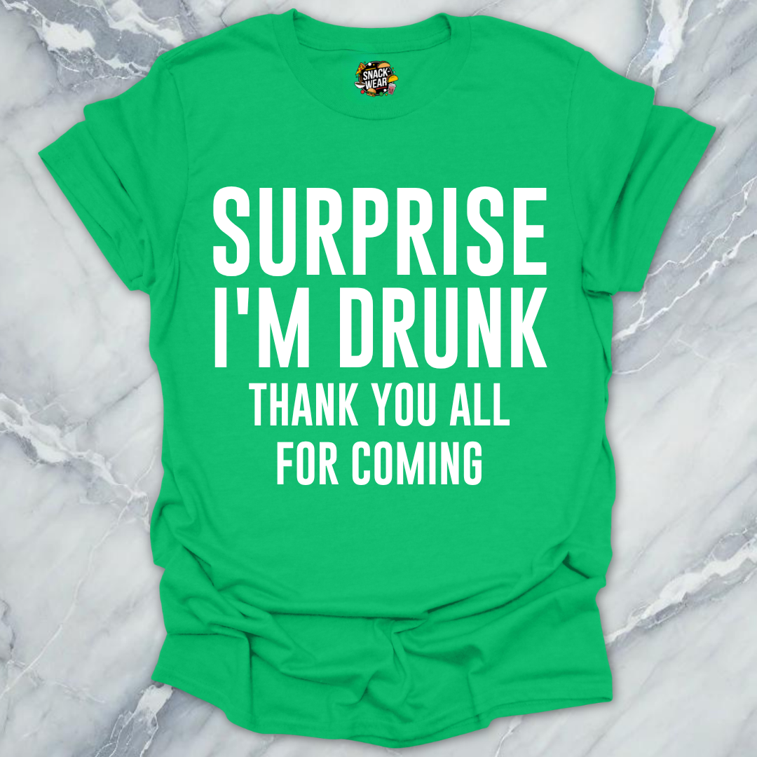 Surprise I'm Drunk Announcement T-Shirt