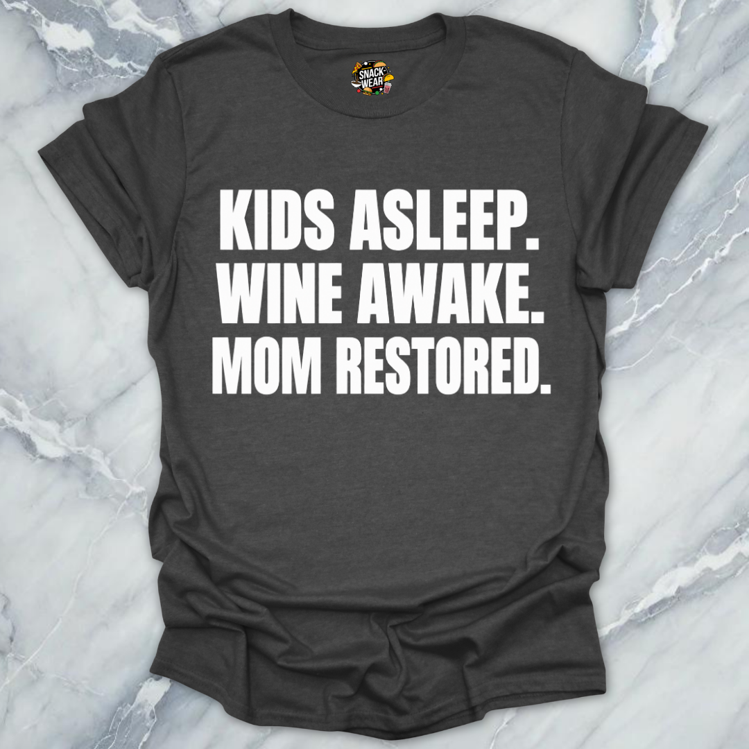 Kids Asleep Wine Awake T-Shirt