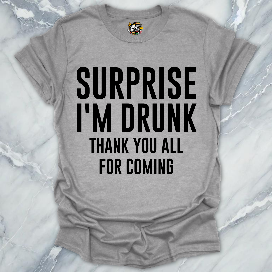 Surprise I'm Drunk Announcement T-Shirt