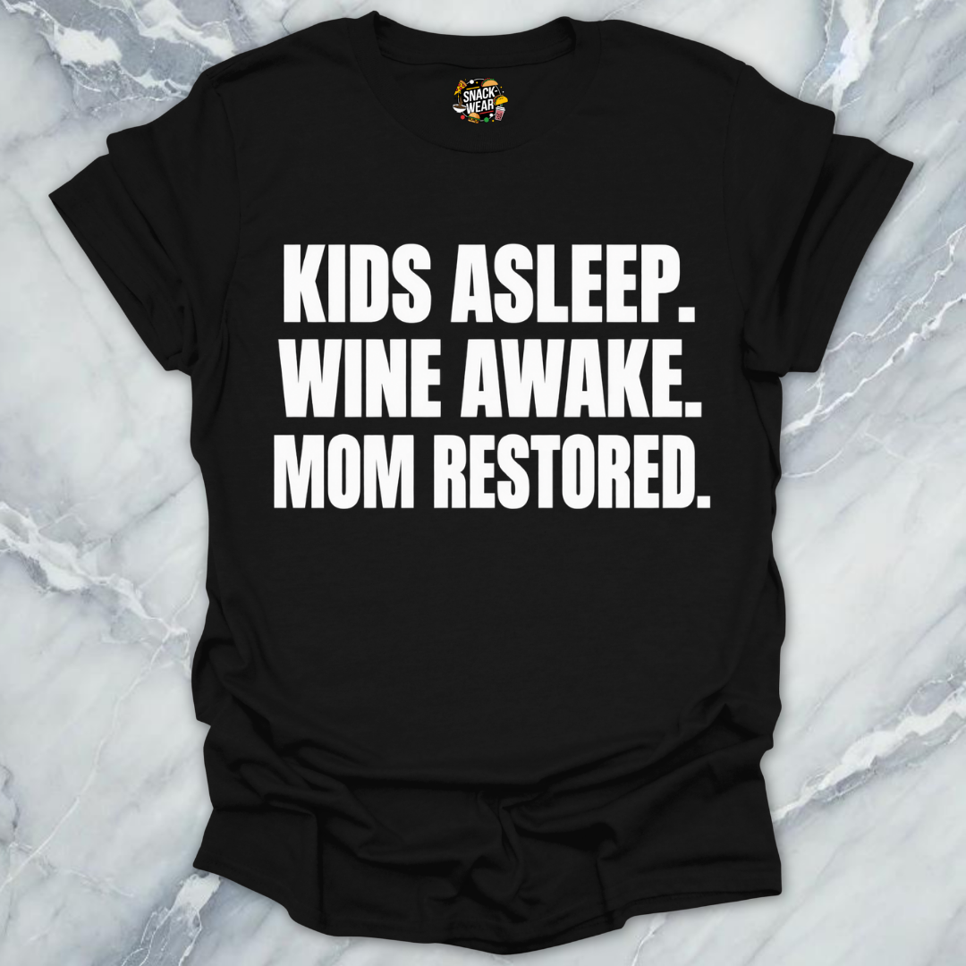 Kids Asleep Wine Awake T-Shirt