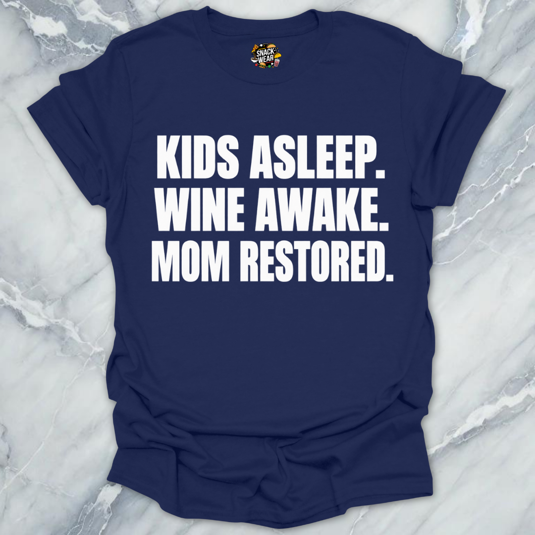 Kids Asleep Wine Awake T-Shirt