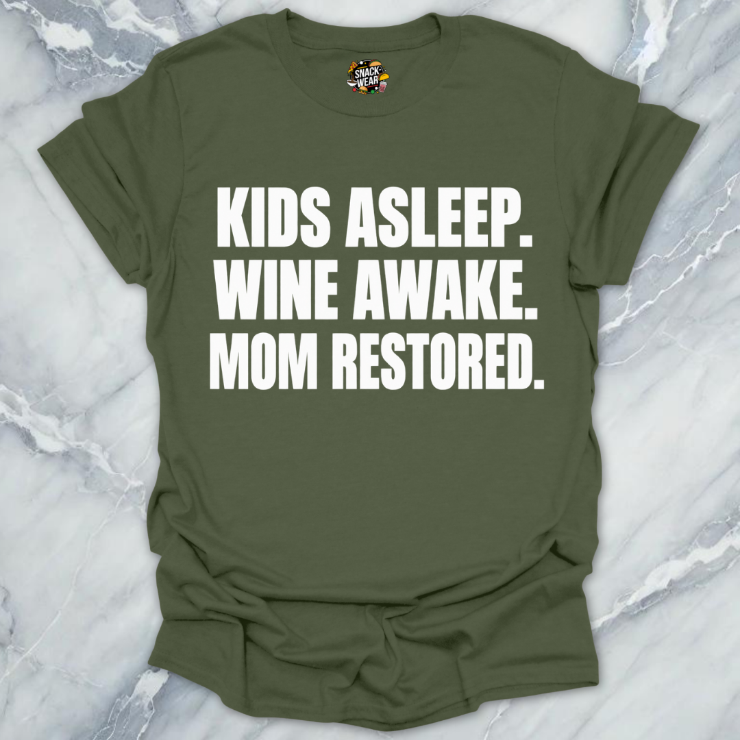 Kids Asleep Wine Awake T-Shirt