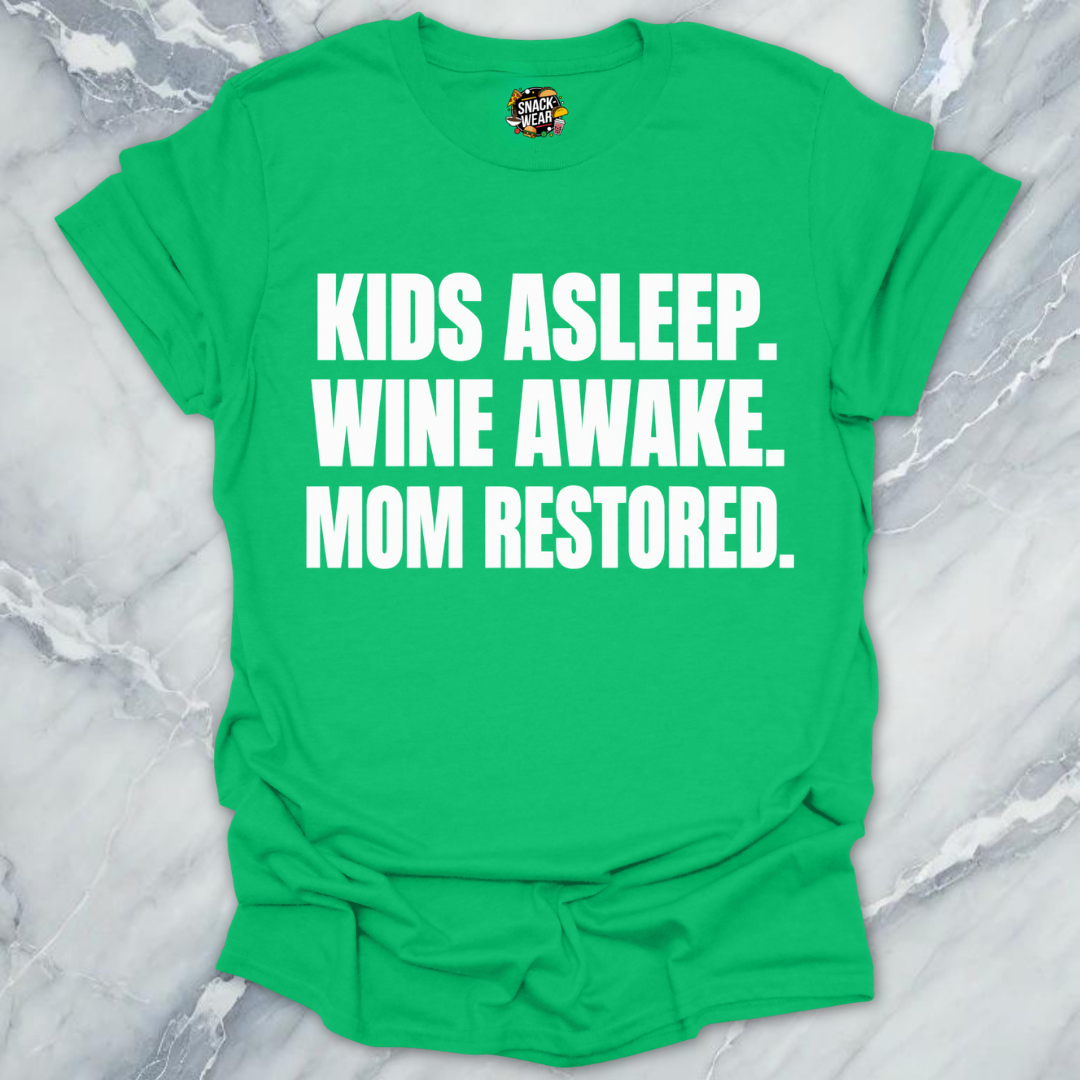 Kids Asleep Wine Awake T-Shirt