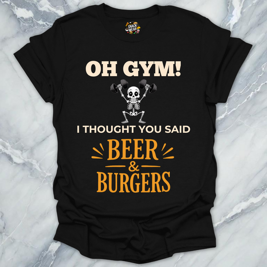 Gym Beer & Burgers T-Shirt