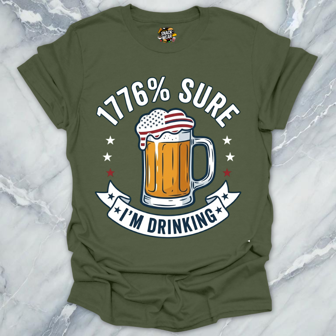 1776% Sure Beer USA T-Shirt