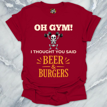 Gym Beer & Burgers T-Shirt