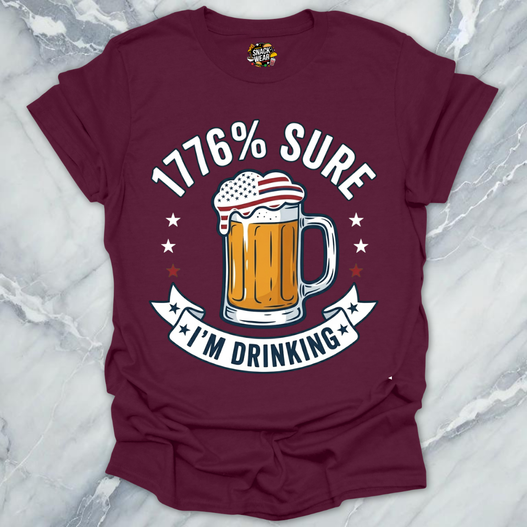 1776% Sure Beer USA T-Shirt