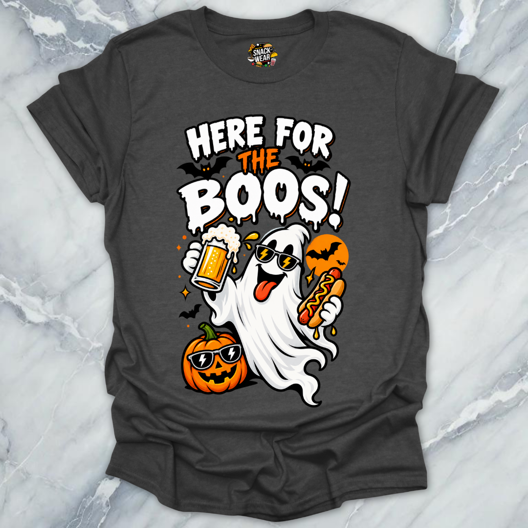 Here For The Boos Hotdog T-Shirt