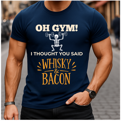 Gym Whisky & Bacon T-Shirt