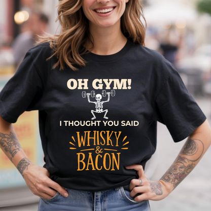 Gym Whisky & Bacon T-Shirt