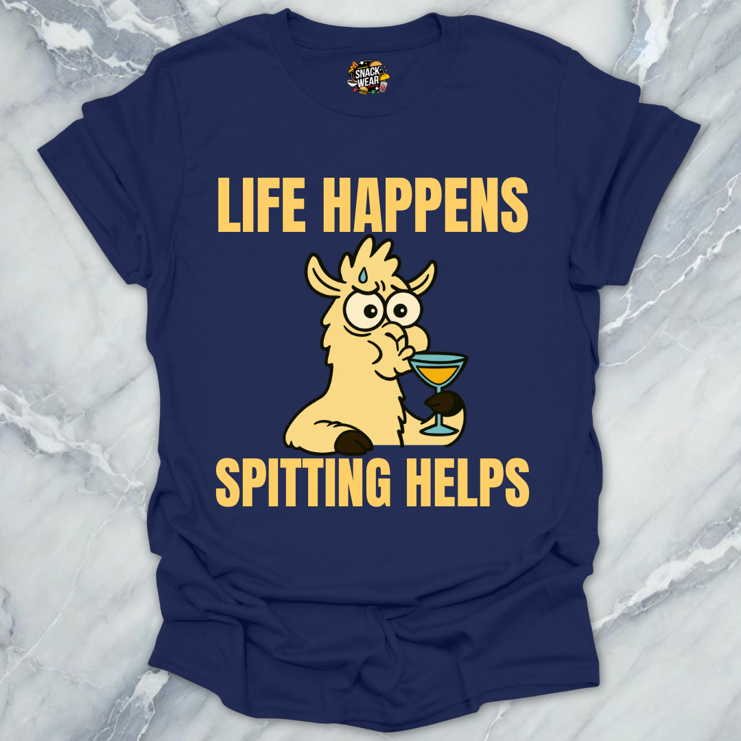 Life Happens Lllama T-Shirt