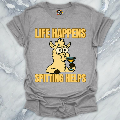 Life Happens Lllama T-Shirt